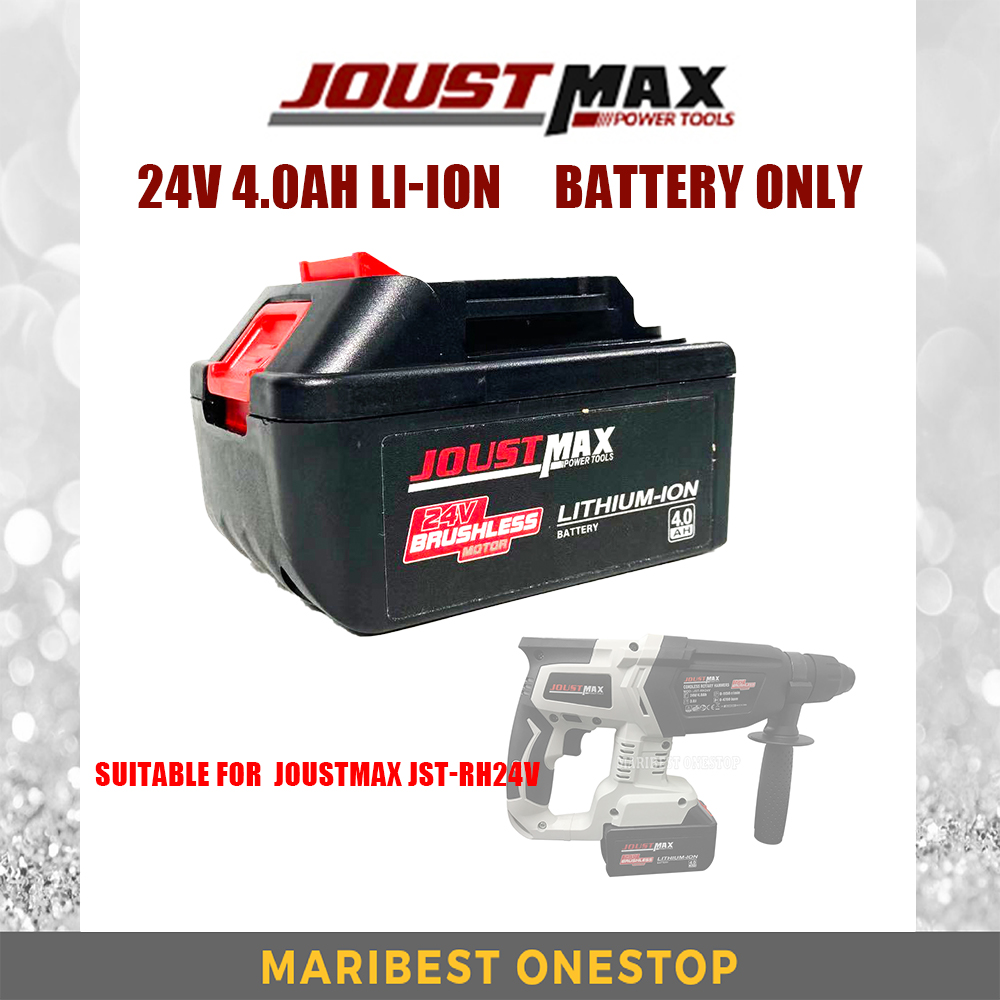 24V 4.0AH LI-ION BATTERY ONLY FOR ROTARY HAMMER JST-RH-24V
