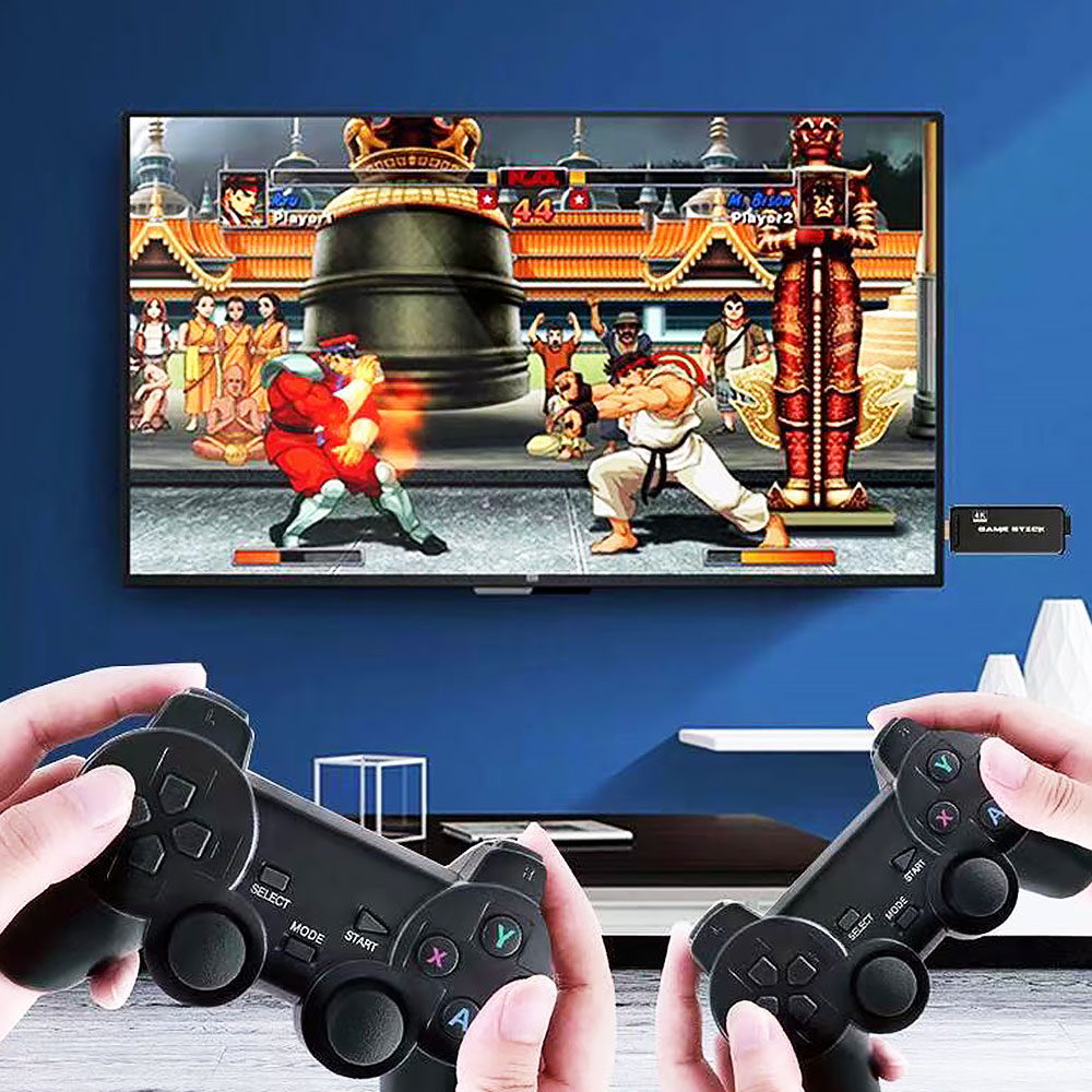 2.4G Dual Wireless Controller Game Consoles With 10,000 Game Stick Support 4K Ultra HD Retro Classic