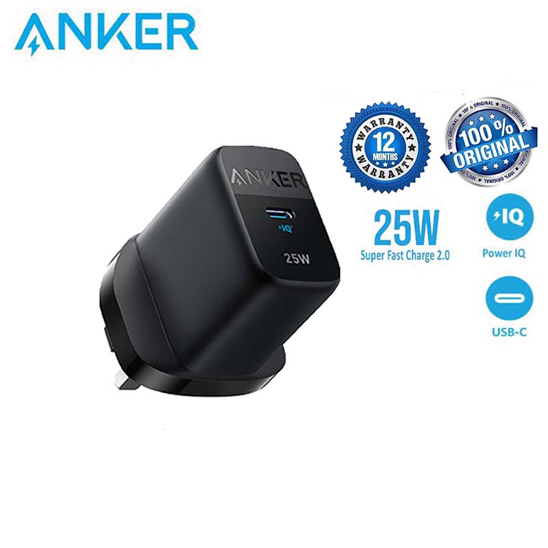 Fast Charger Anker A2643 313 Ace Charger 45W USB C Super Fast Charging 2.0 for Samsung Galaxy S23 Ul