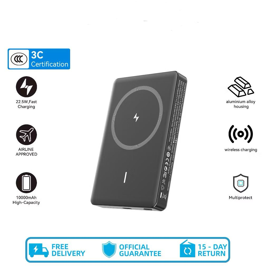 Amgras MagPower 825 3C Certification Magnetic PowerBank Wireless Charging Function Fast Charging 100