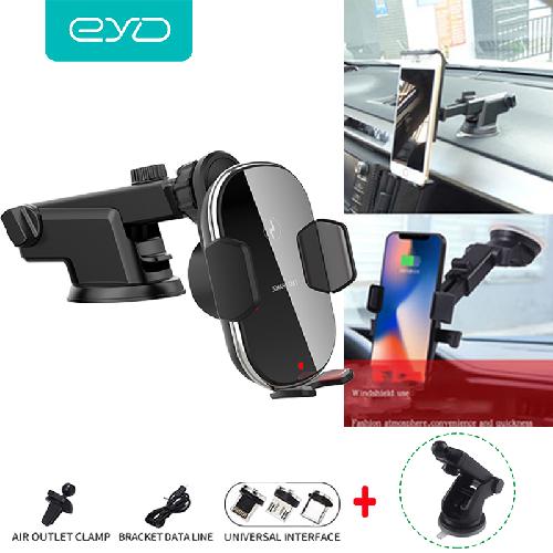 EYD C23 15W FAST CHARGER WIRELESS CHARGING CAR PHONE HOLDER BRACKET WINDSHIELD AIR OUTLET DASHBOARD 