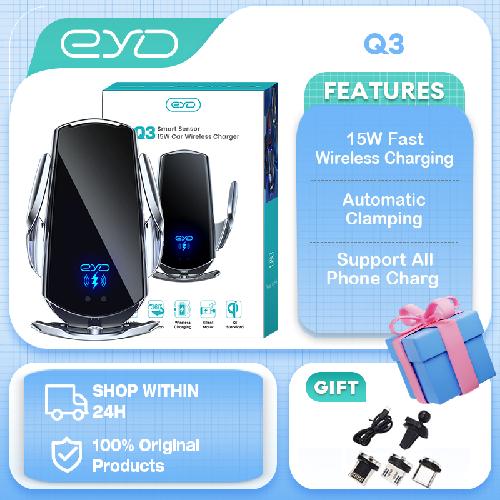 EYD FAST CAR WIRELESS CHARGER FOR SMARTPHONE (15W) Q3