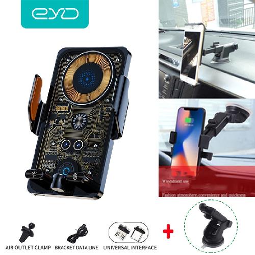 EYD F18 66W CAR WIRELESS CHARGER AUTOMATIC CLAMP PHONE HOLDER FOR SMARTPHONE