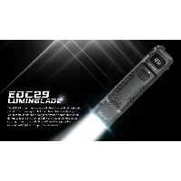 NITECORE EDC29 ULTRA SLIM HIGH PERFORMANCE TACTICAL EDC FLASHLIGHT 6500 LUMENS