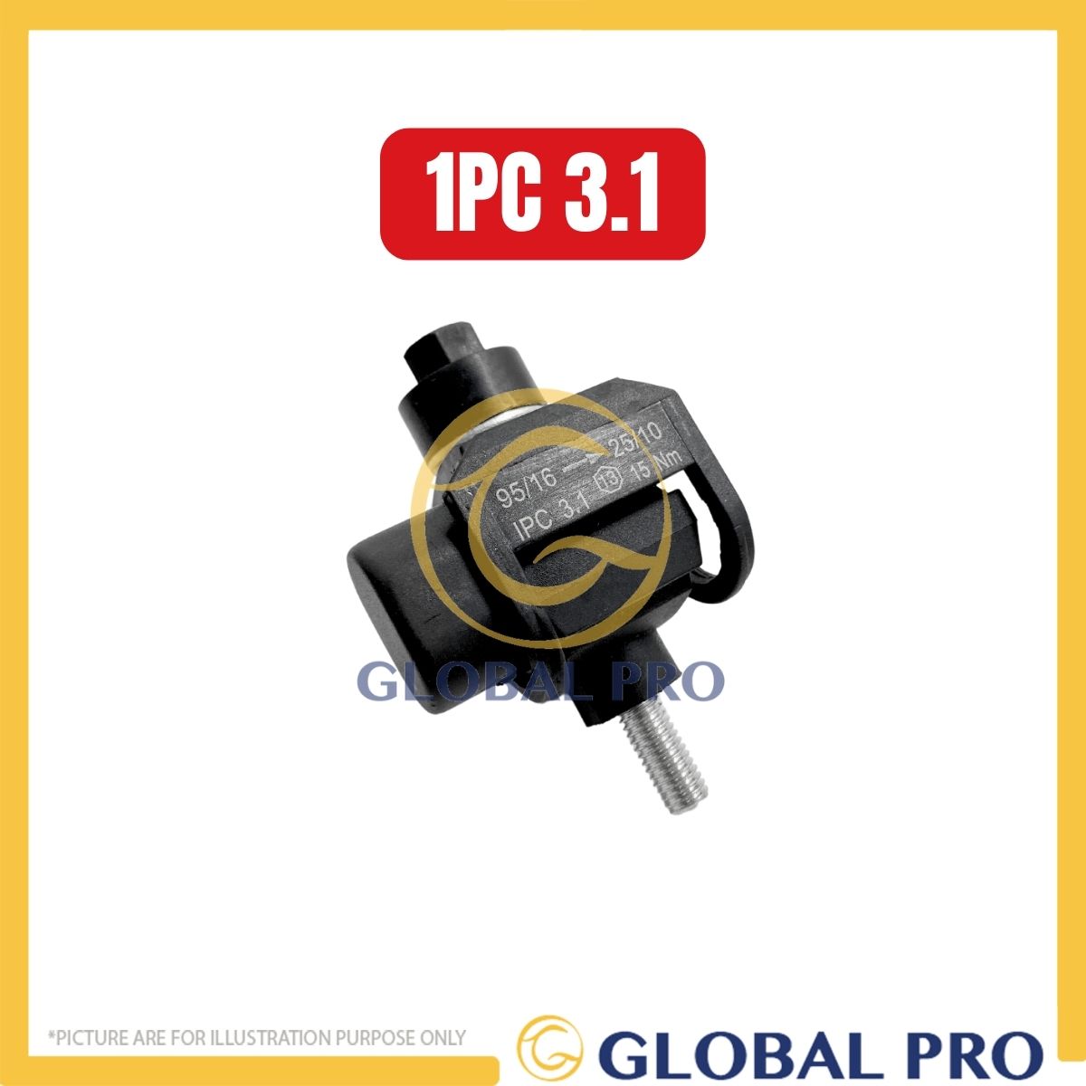 IPC Premium Piercing Connector Dead End Clamp TNB Wire Connector ABC Cable Clamp Wayar Elektrik Clam