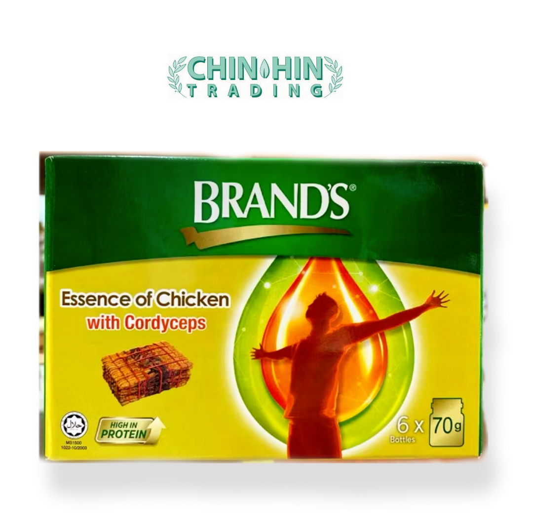 [BRAND'S] Brand's Chicken Essence with Cordyceps 白兰氏虫草鸡精 Sari Pati Ayam Dengan Cordyceps ( 70g X 6 B