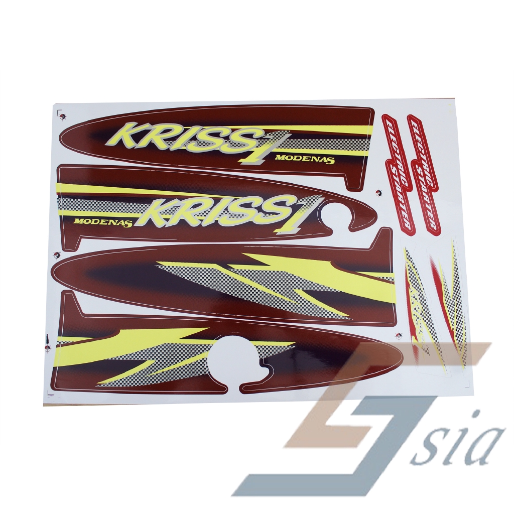 Modenas KRISS (6) Body Stripes K666 (Red)