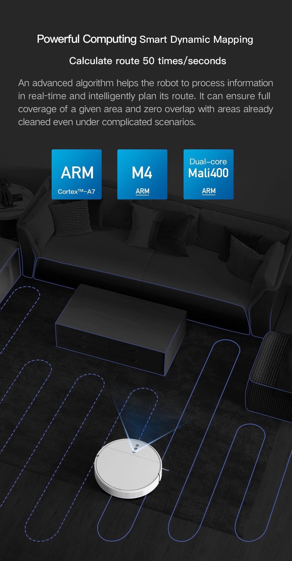 Dreame F9 Robot Vacuum Cleaner 150 Mins Run Time Vacuum And Mopping