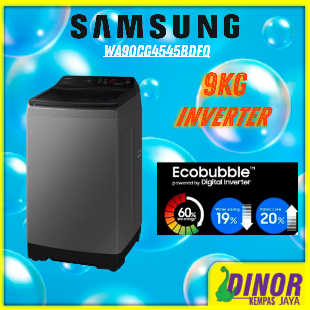 Samsung WA90CG4545BDFQ 9KG Top Load Washer Inverter Mesin Cuci Washing Machine Mesin Basuh