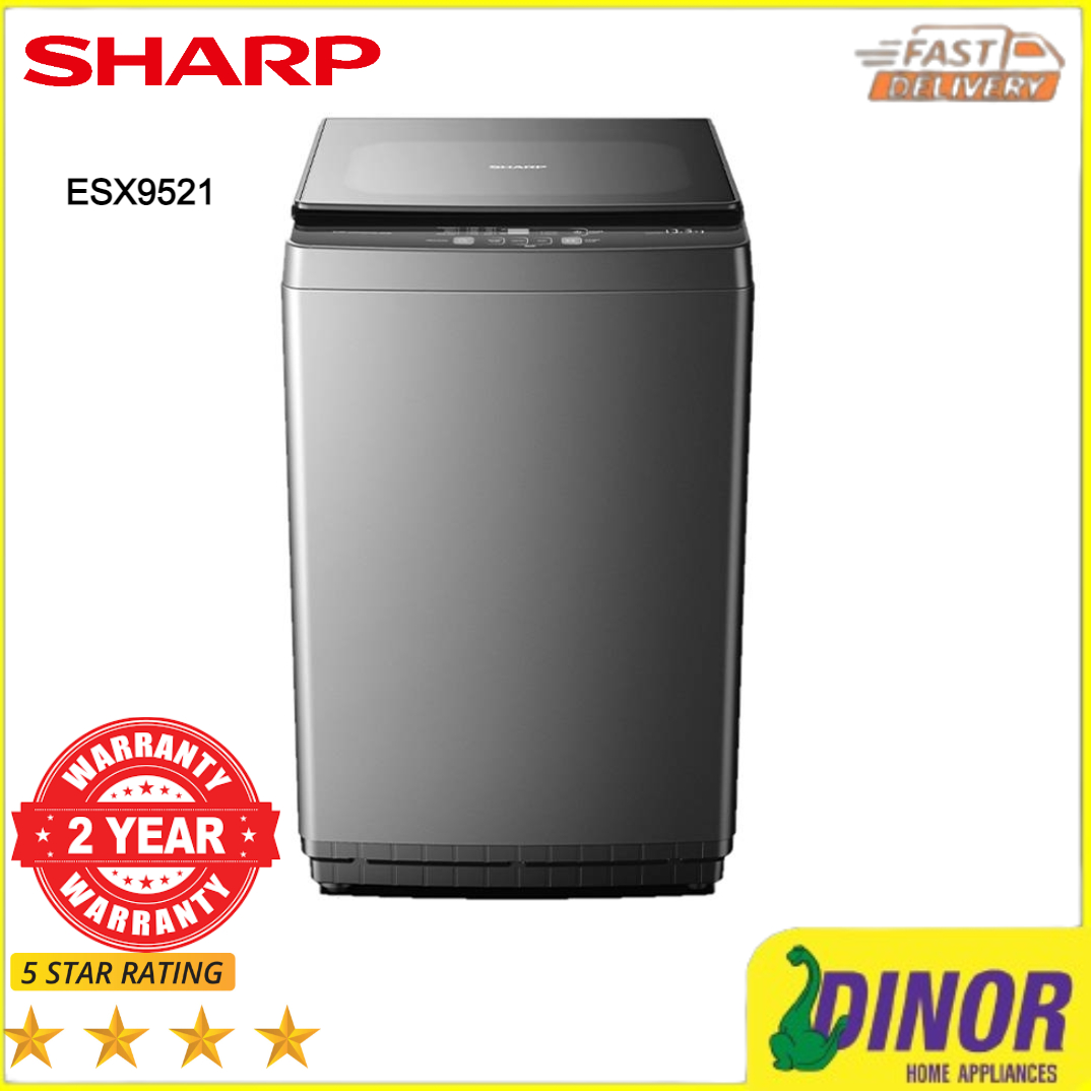 SHARP (ESX9521) 9.5KG FULL AUTO WASHING MACHINES ESX9521
