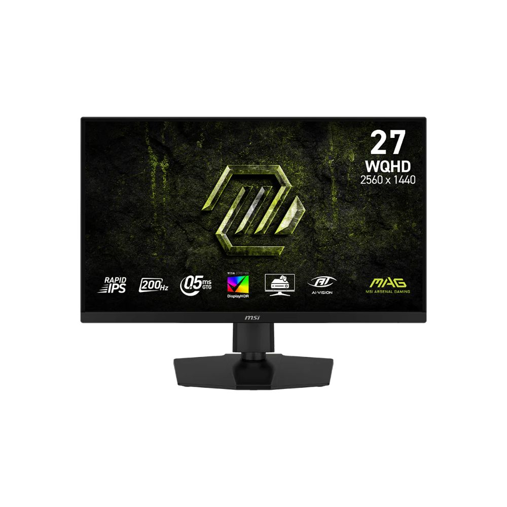 MSI MAG 274QPF E20 27” Gaming Monitor | 2560 x 1440 | 0.5ms (GTG) | 200Hz | Rapid IPS | HDMIx2 | DP