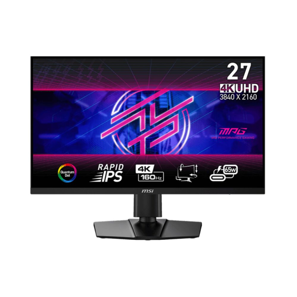 MSI MPG274URF-QD 27.0" Gaming Monitor | 3840 x 2160 | 0.5ms(GTG) | 160Hz | Rapid IPS Panel | HDMI x2