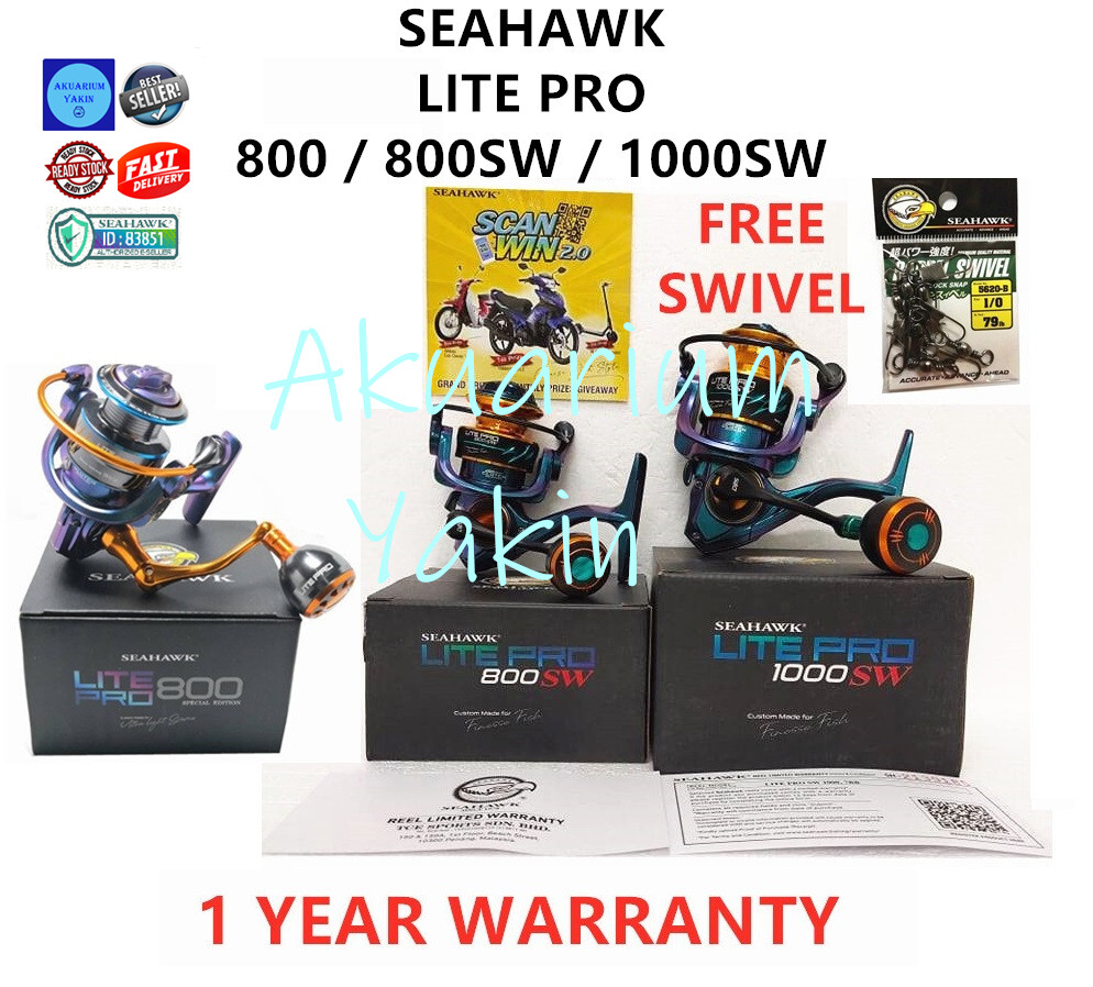 4077 SEAHAWK LITE PRO 800 / 800SW / 1000SW FISHING REEL