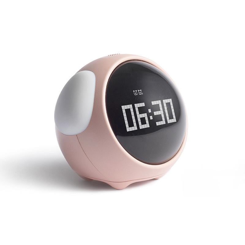 Emoji Alarm Clock Cute Expression LED Voice Control Night Light Multifunctional Alarm Clock Child Be