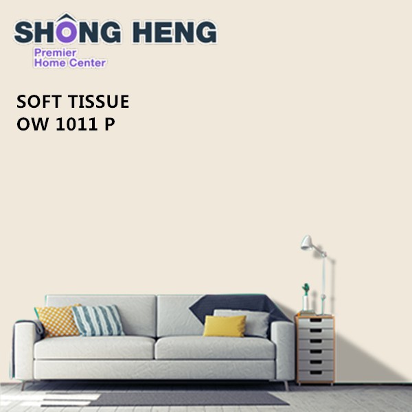 5 Litres - Nippon Paint Exterior Wall [W/B Flex] [SOFT TISSUE OW 1011 P]