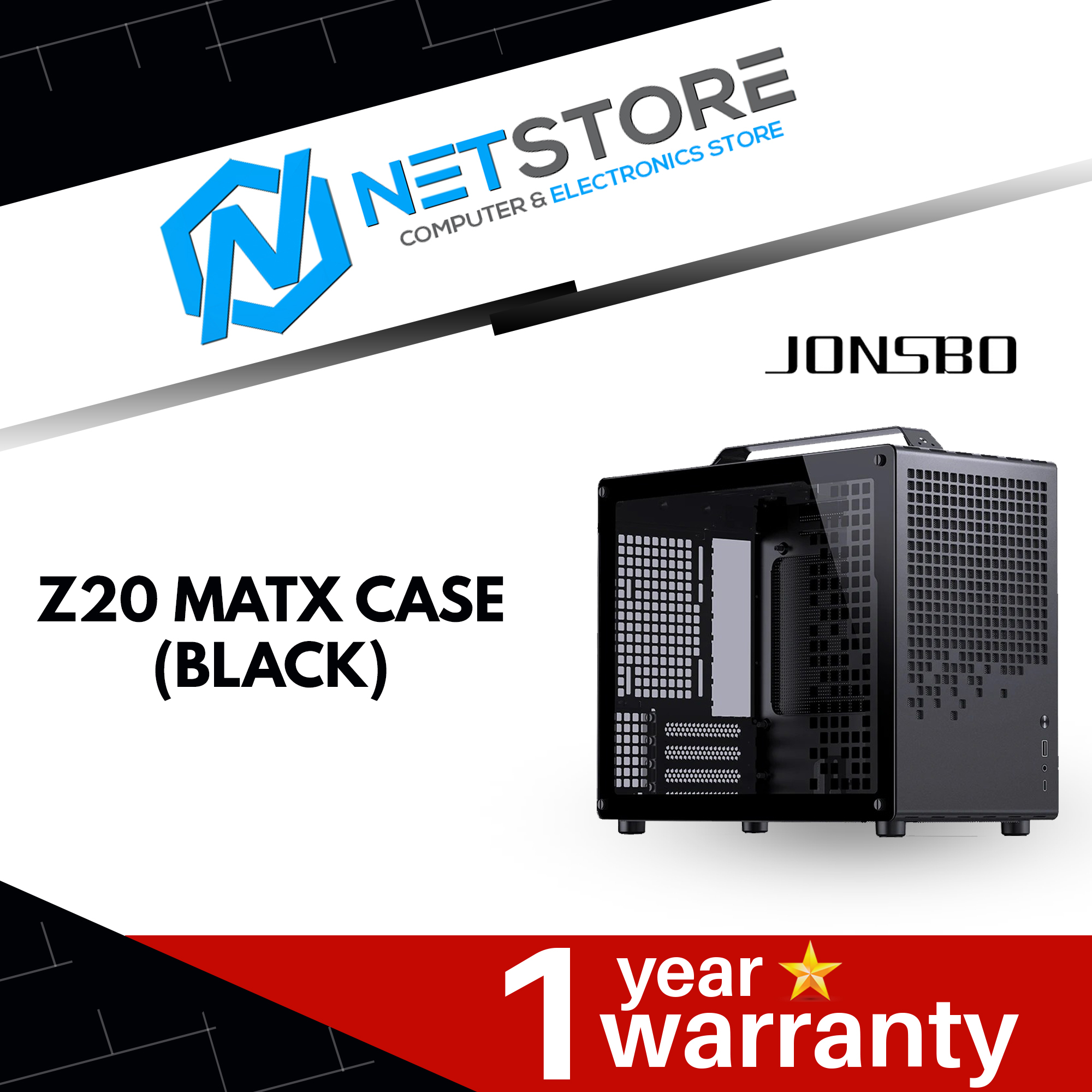 JONSBO Z20 MATX CASE - (BLACK | WHITE)