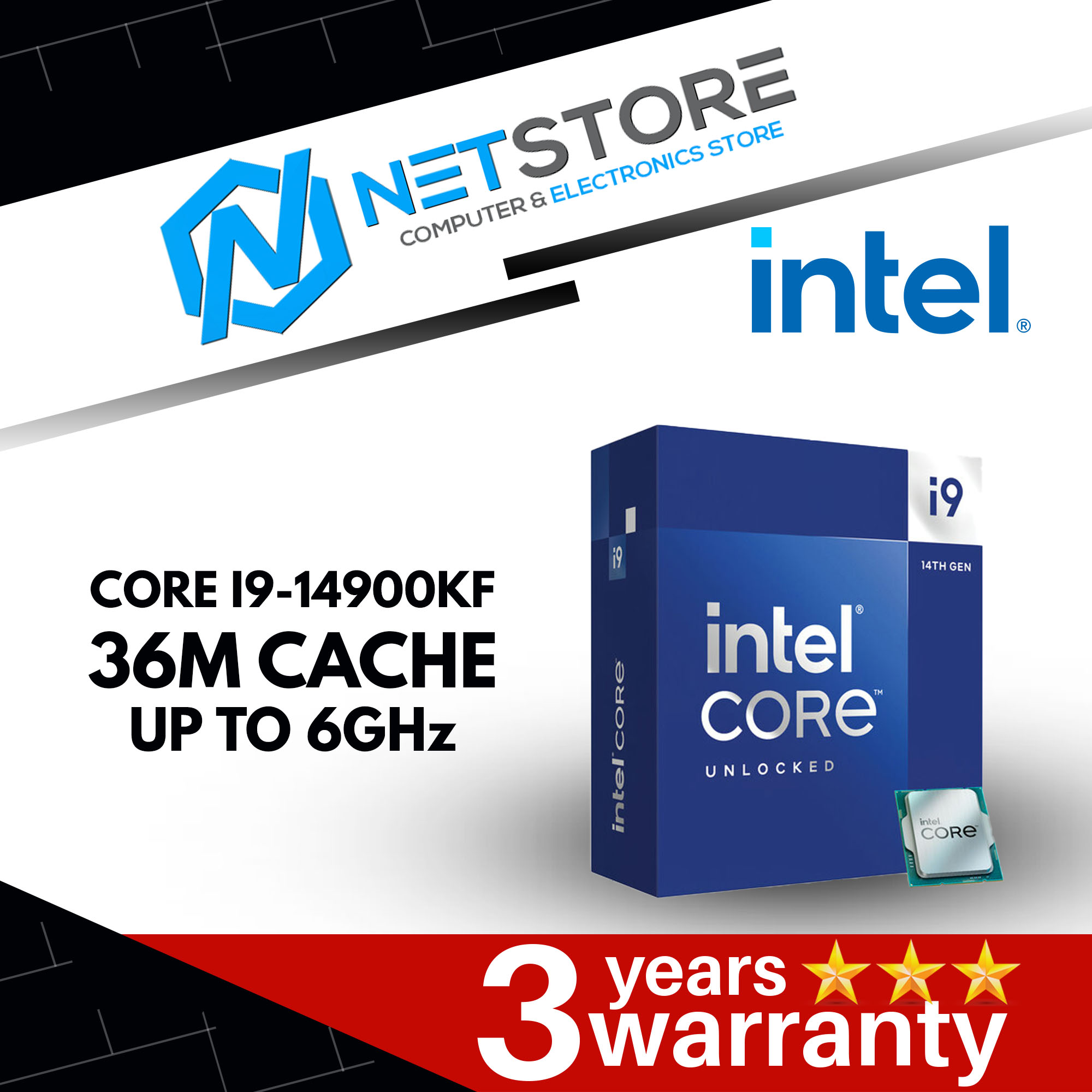INTEL CORE I9-14900KF 36M CACHE, UP TO 6GHz PROCESSOR - BX8071514900KF