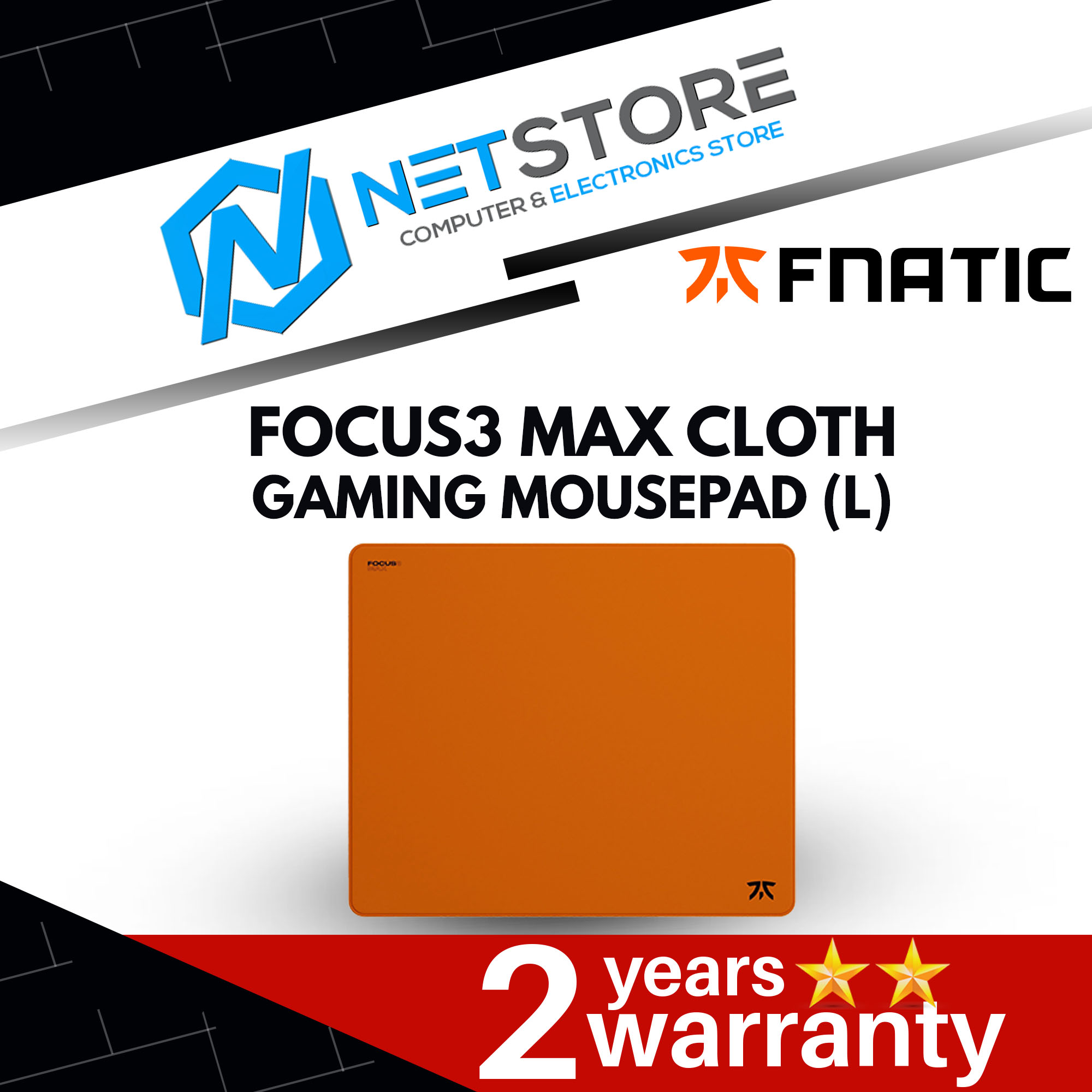 FNATIC GEAR FOCUS3 MAX CLOTH GAMING MOUSEPAD (L) - MP0008-001