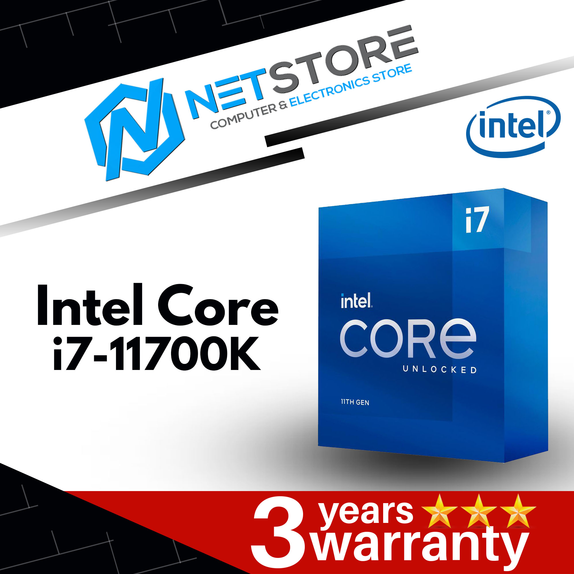 INTEL CORE i7-11700K 11th GENERATION DESKTOP PROCESSOR (16M Cache, 3.6 GHz)