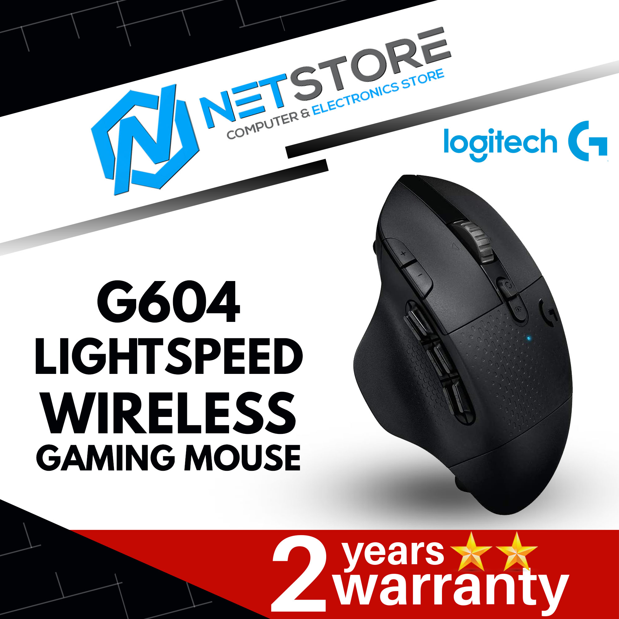 LOGITECH G604 LIGHTSPEED WIRELESS GAMING MOUSE - 910-005651
