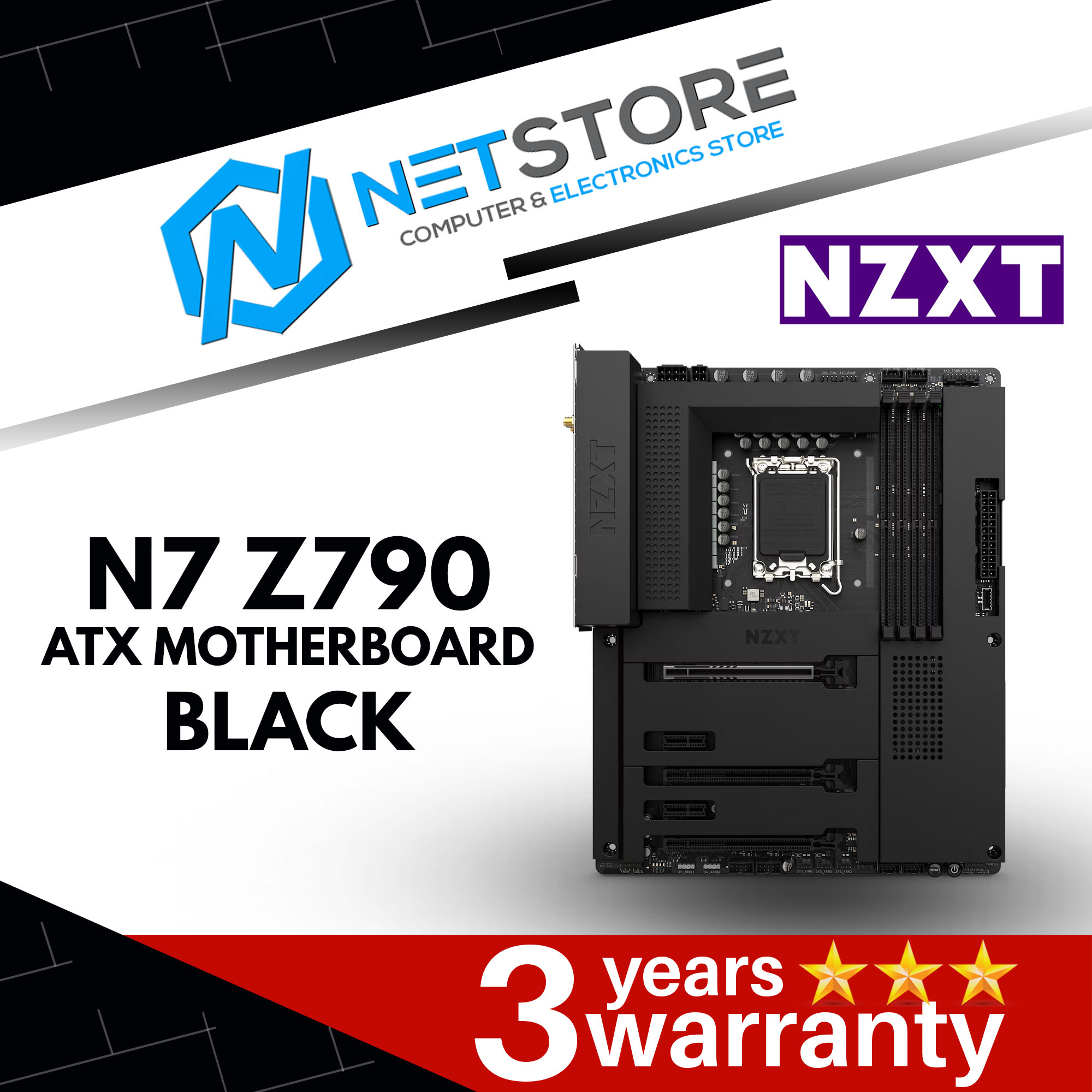 NZXT N7 Z790 MOTHERBOARD - BLACK N7-Z79XT-B1