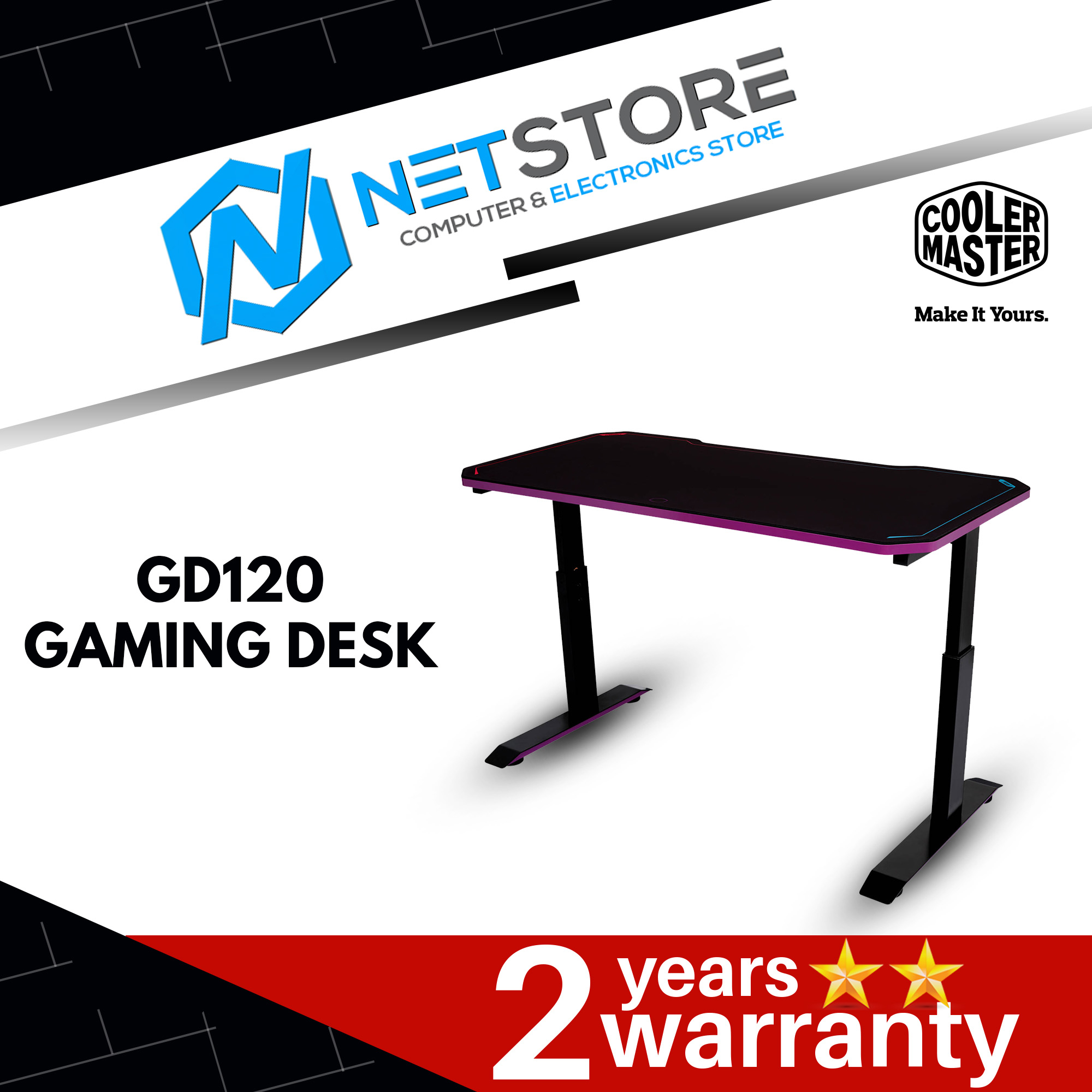 COOLER MASTER GD120 GAMING DESK (TABLE TOP) - CMI-GD120-PRV1