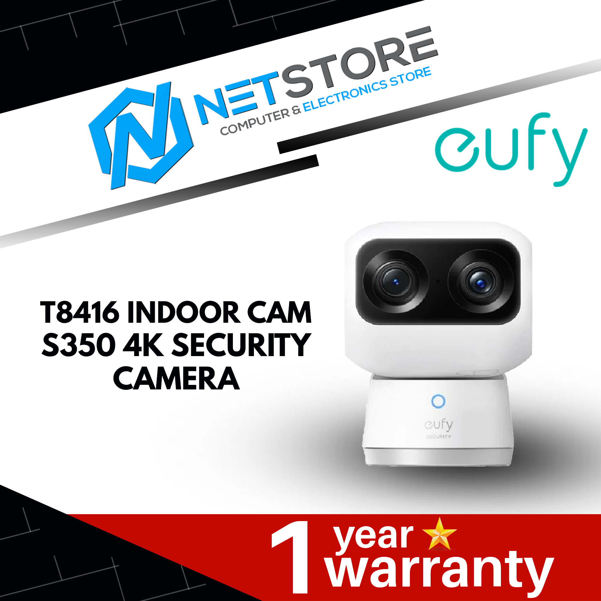 EUFY T8416 INDOOR CAM S350 4K SECURITY CAMERA
