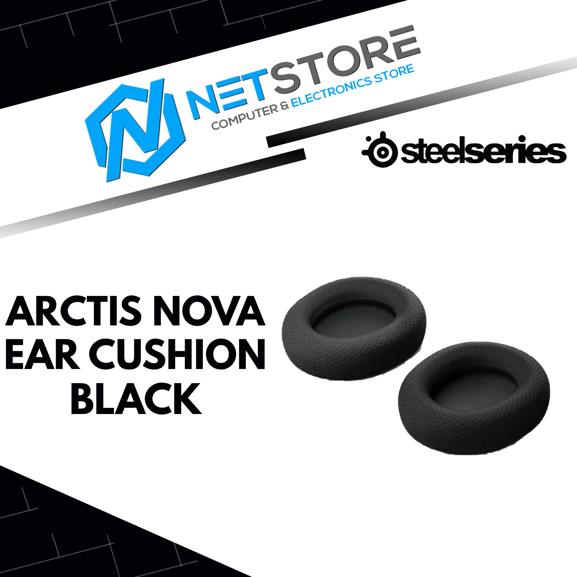 STEELSERIES ARCTIS NOVA EAR CUSHION BLACK - 60361