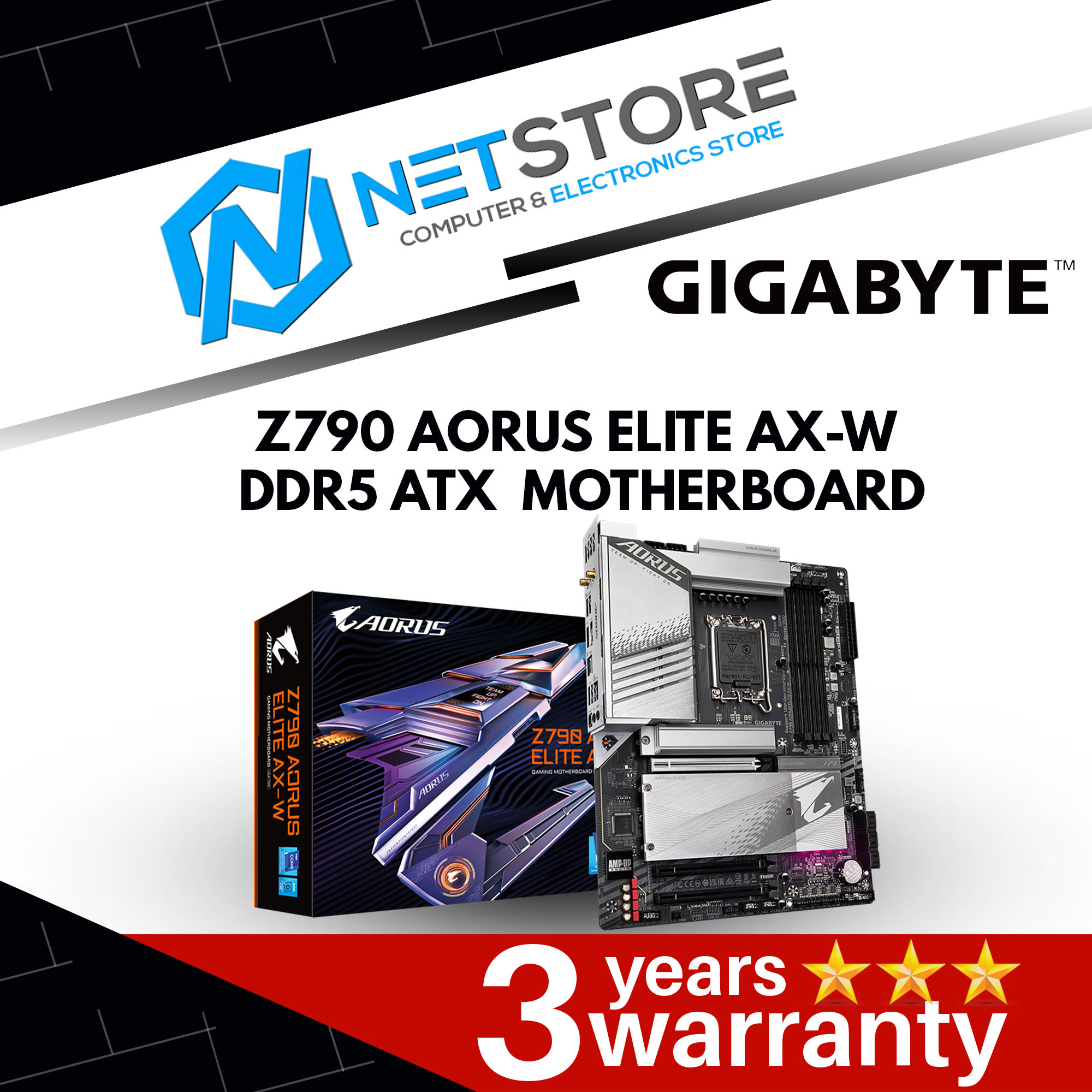 GIGABYTE Z790 AORUS ELITE AX-W DDR5 MOTHERBOARD