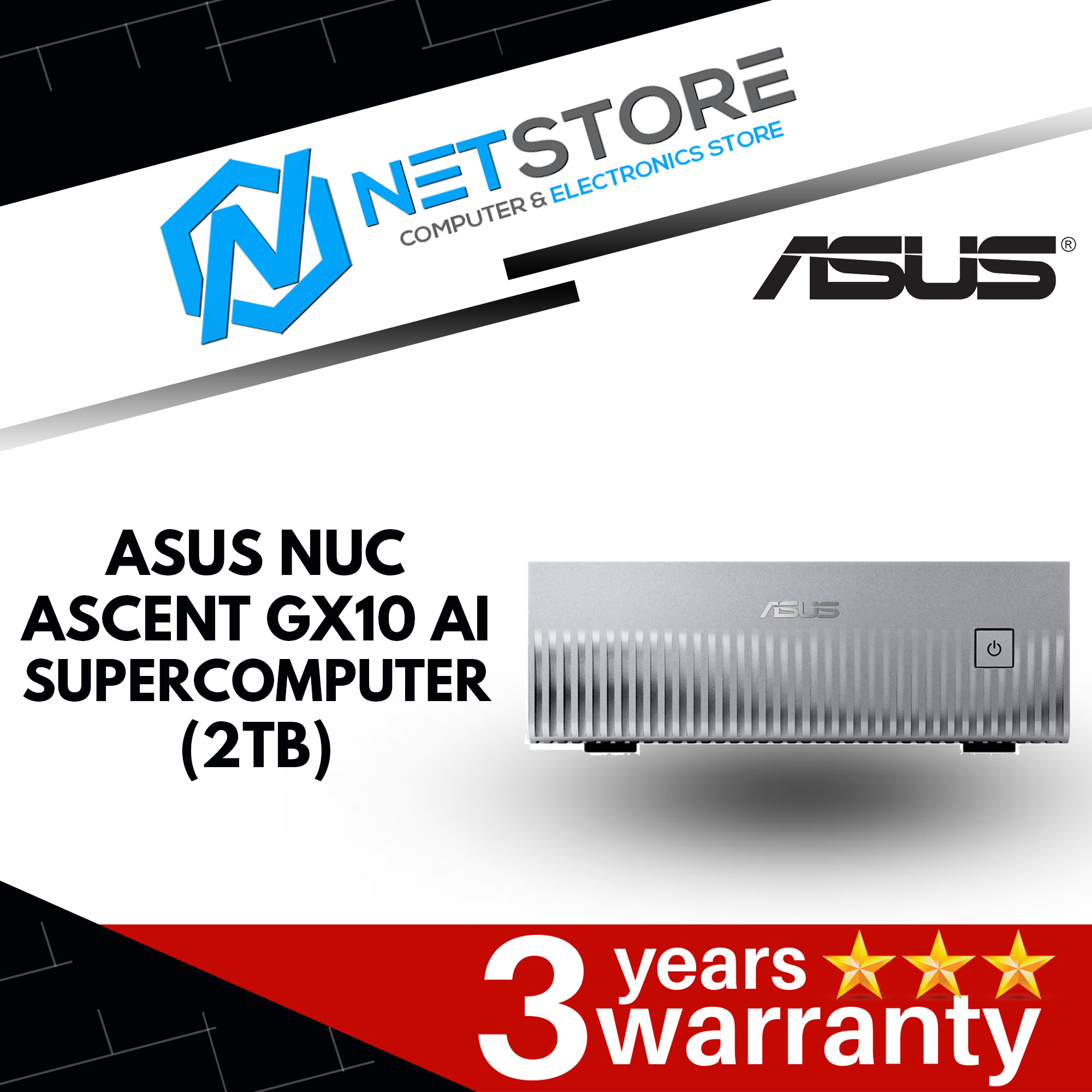 ASUS NUC ASCENT GX10 AI SUPERCOMPUTER (1TB/2TB/4TB)