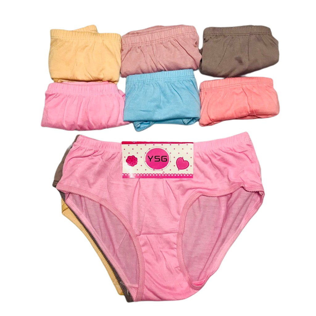 3 Pcs Ladies Panties  ( BLACK COLOUR & RANDOM - MIX COLOUR )   SIZE : S - 5XL 1680 ( U910 & U912 )