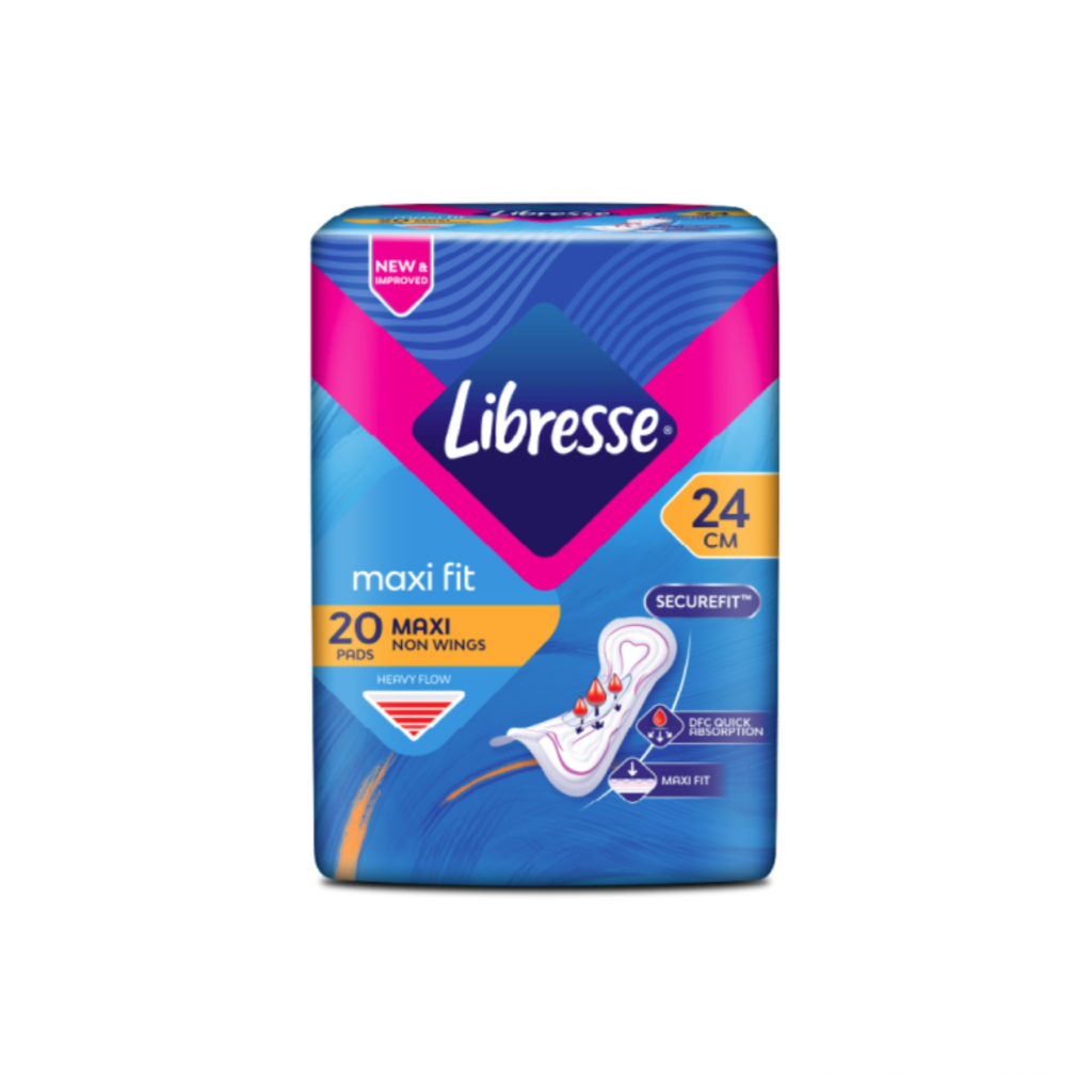 Libresse Maxi Non Wing 24cm (20 pads)