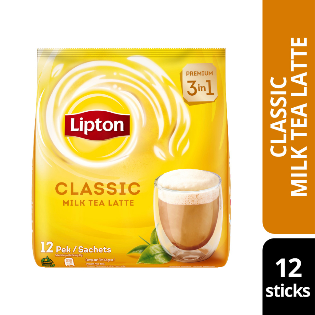 Lipton Milk Tea Latte (12's x 21g) - 5 Variants
