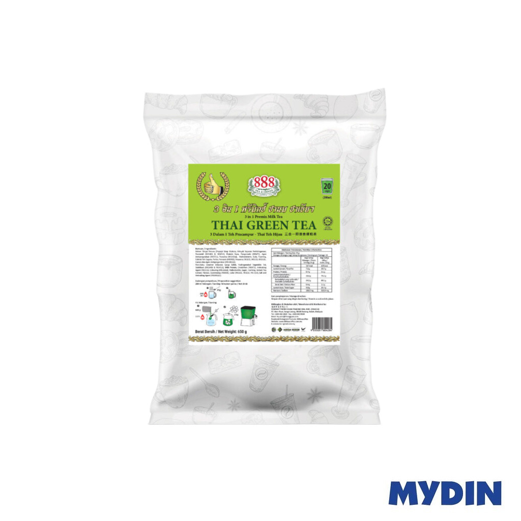 888 Instant Thai Green Tea (650g)