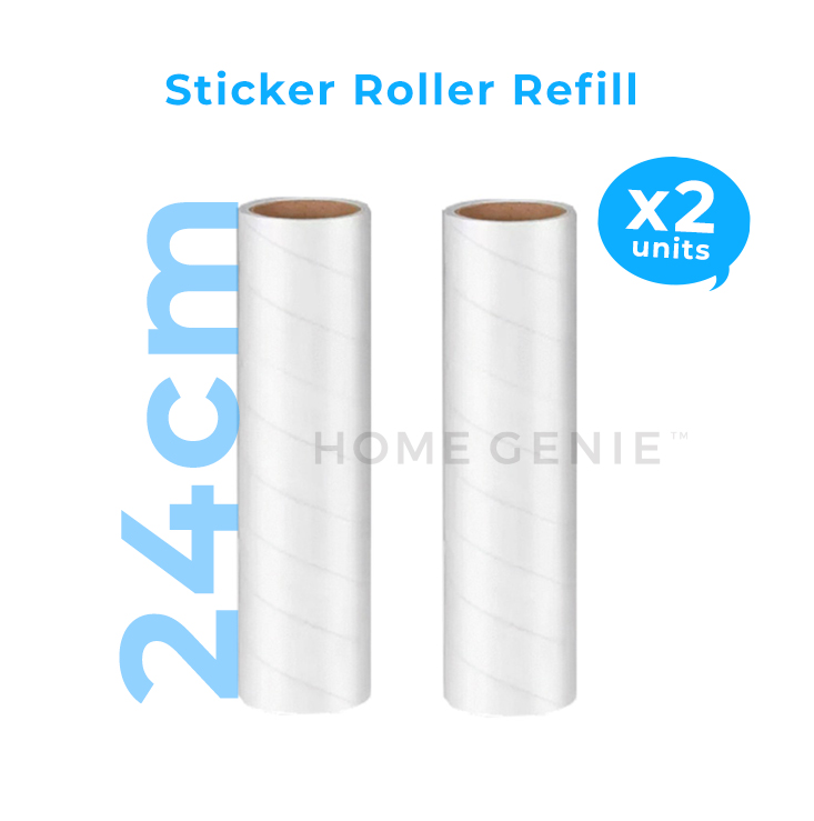 19/24cm Adjustable Sticky Lint Long Handle Remover Roller Sticker Mop Dust Hair Pet Fur Refillable S