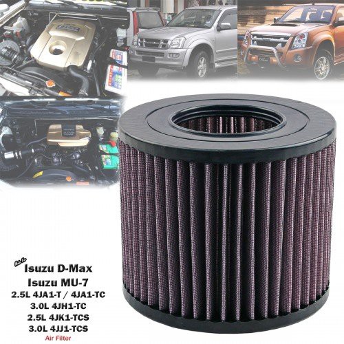 High Flow Air Filter For Isuzu D-Max MU-7 4JA1 4JH1 2.5L 3.0L Diesel 2002-2011