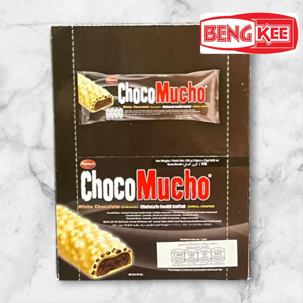BENG KEE Choco Mucho Chocolate 25g x 10 Pcs COCO COOKIE FLV