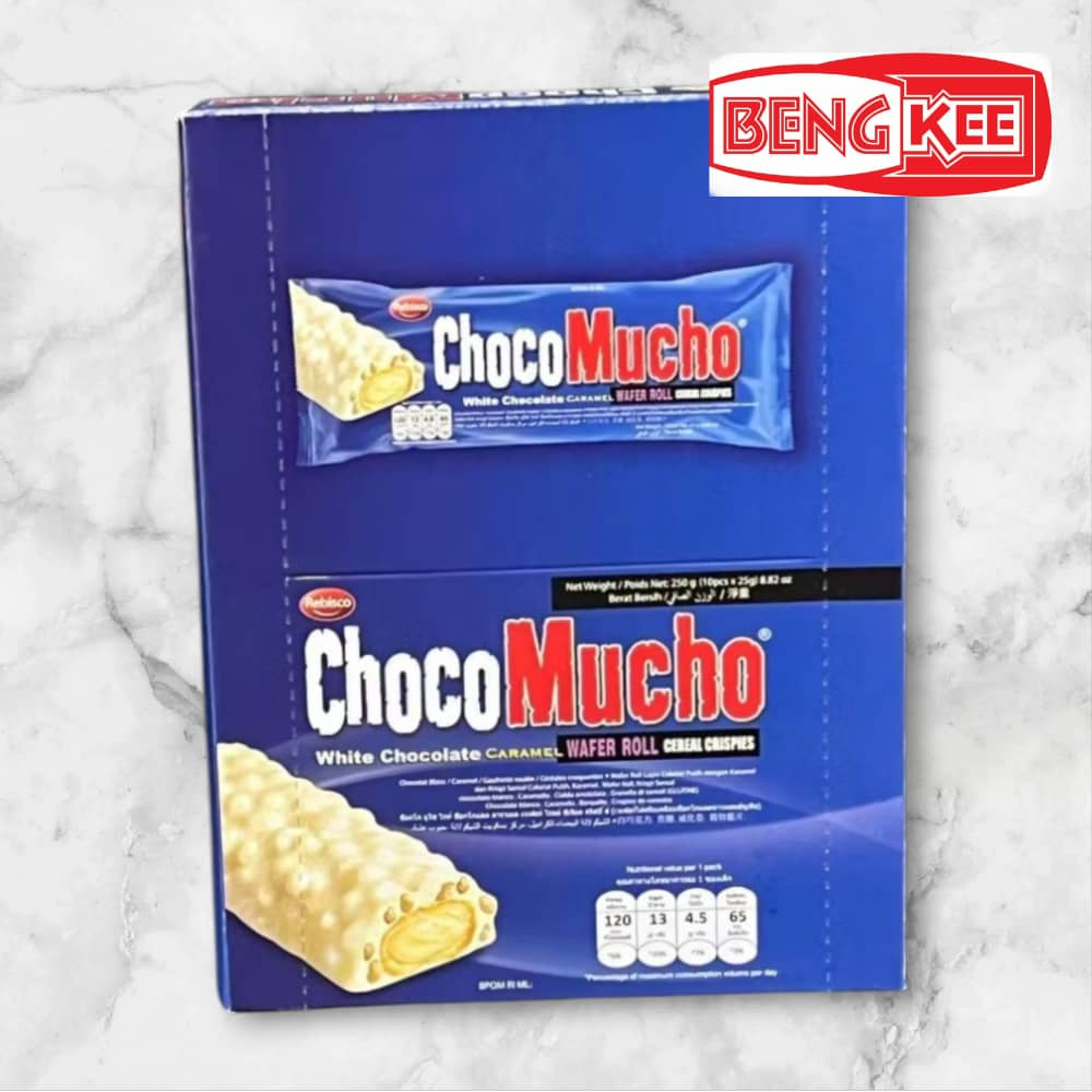 BENG KEE Choco Mucho Chocolate 25g x 10 MILK COCO CARAMEL FLV