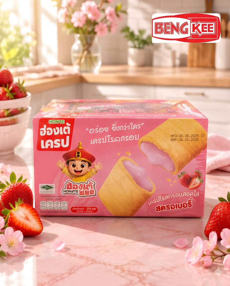 BENG KEE HONTE CREPE 12PCS STW FLV CRISP CREPE ROLL