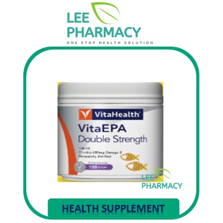 Vita Health Vita EPA Double Strength Fish Oil 120's [360mg EPA and 240mg DHA]