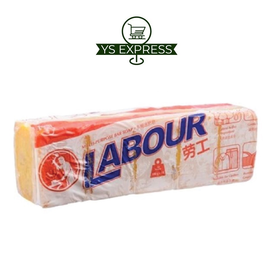 Labour Multipurpose Bar Soap 10'S X 100G Sabun Serbaguna Cap Buruh