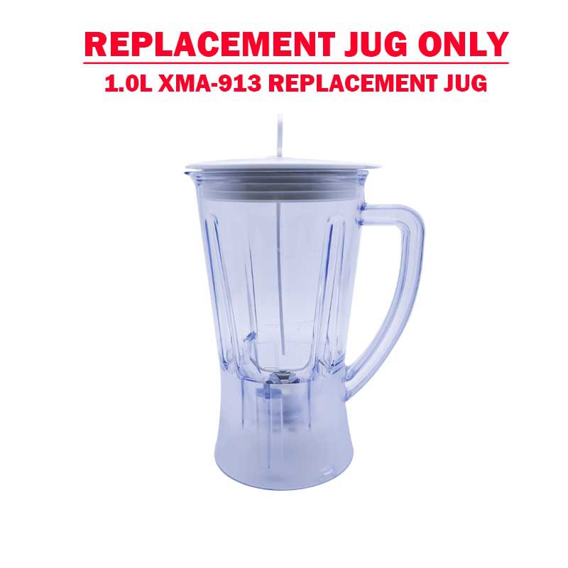 XMA Blender XMA-913 300W 1.5L Plastic Jar + Dry Mill With Safety Lock (Blender Murah)