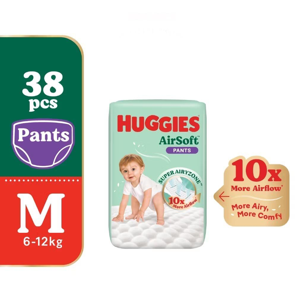 Huggies AirSoft Pants (Disposable Baby Pants / Pampers)