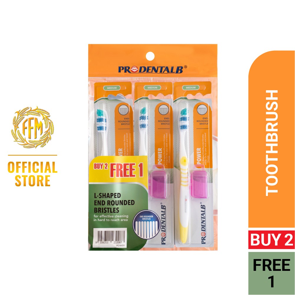 Prodental-B Toothbrush 3's (Medium) - Power