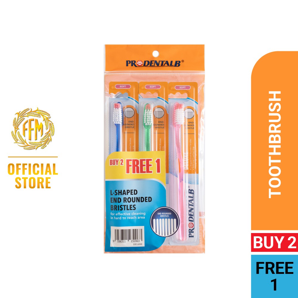 Prodental-B Toothbrush 3's (Soft) - Deluxe