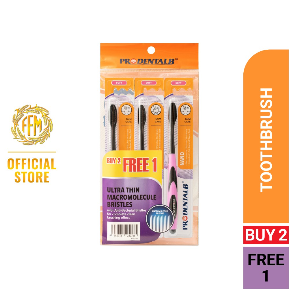Prodental-B Toothbrush 3's (Ultra Thin) - Nano