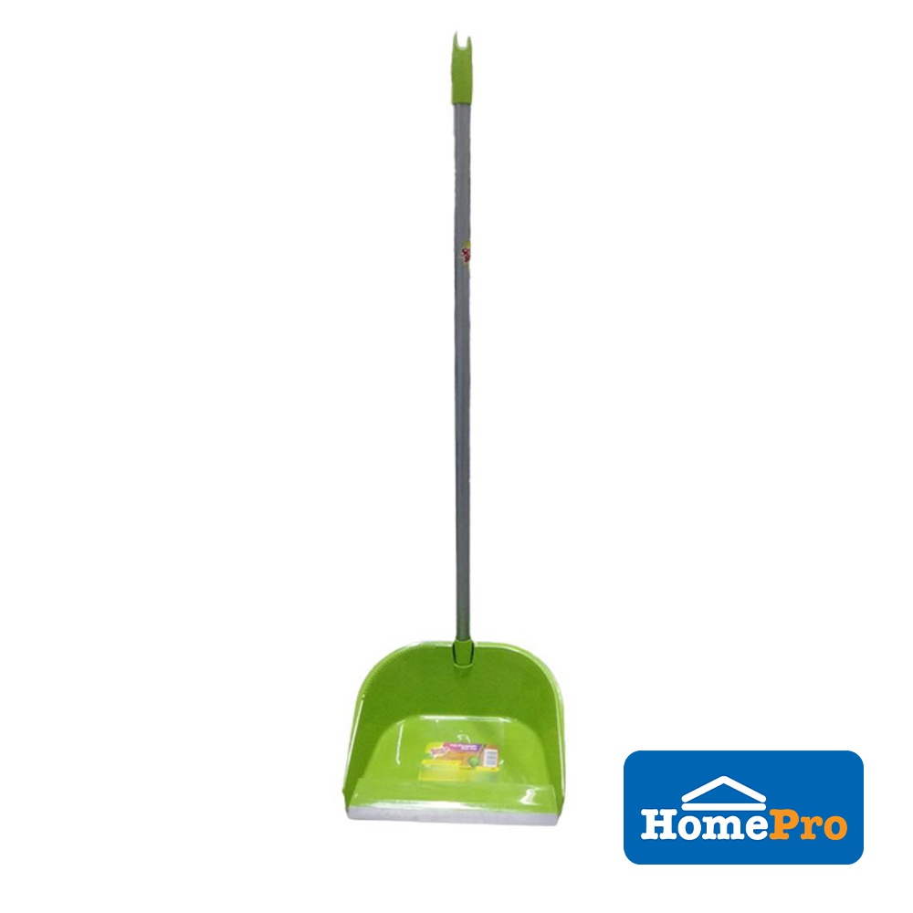 SCOTCH BRITE Plastic Dustpan With Lond Handle AD500-ES W30xD30xH83 Cm Green