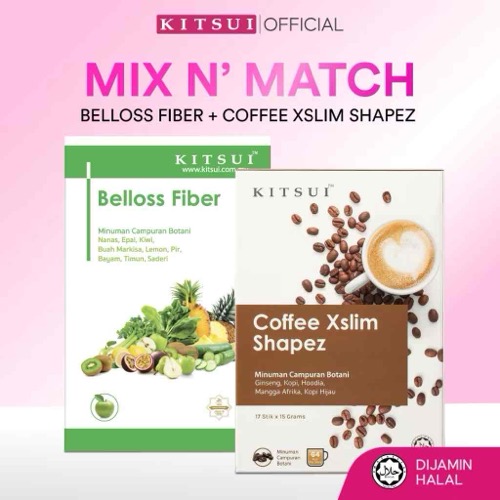 ￼[Mix n' Match] KITSUI Coffee Xslim Shapez 17's x 15g + KITSUI Belloss Fiber 15's x 15g