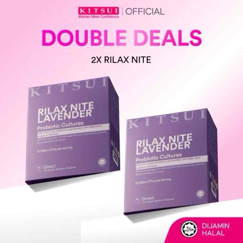 ￼[Double Deals] 2x Rilax Nite (17's x 2g) Daily Wellness | Probiotic Formula