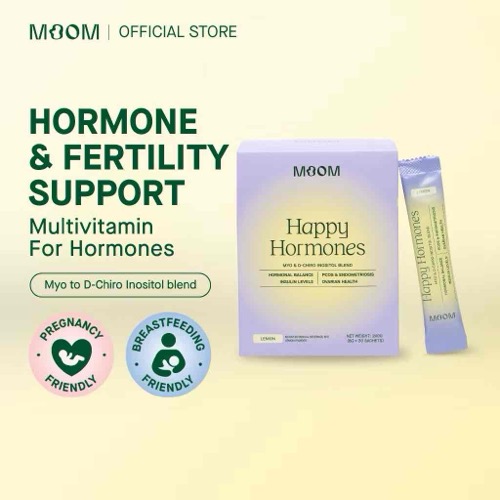 ￼Moom Health™ Botanical Beverage Mix (Lemon) - Happy Hormones Support. For Hormonal balancer, Fertil